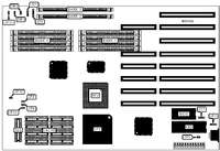 MAGITRONICS   A-B435 486-33 MAINBOARD