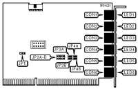 INTELLICOM, INC.   TPAIR-426, 6-PORT 10BASE/T HUB CARD