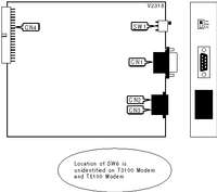 TOSHIBA   T1100PLUS MODEM (VER.1)/T1200 MODEM/T3100 MODEM (VER.1)/T5100 MODEM/T5200 MODEM