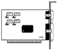 EVEREX SYSTEMS, INC. [CGA] THE EDGE II GRAPHICS ADAPTER