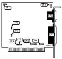 DIAMOND FLOWER, INC. [CGA] CPG-400 COLOR/GRAPHICS &  PRINTER ADAPTER